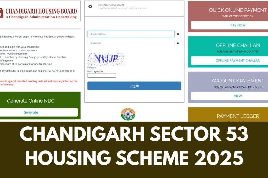 Chandigarh Sector 53 Housing Scheme 2025, CHB Flat Prices, Launch Date, How To Apply